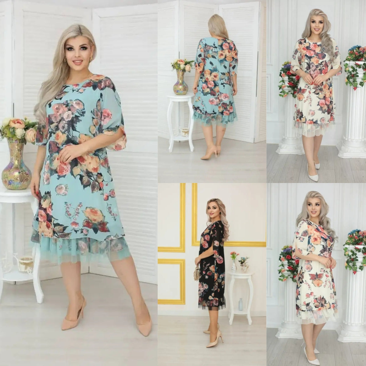 💗👗【S-5XL】Nova, udobna i moderna haljina od šifona visoke kvalitete  3714063