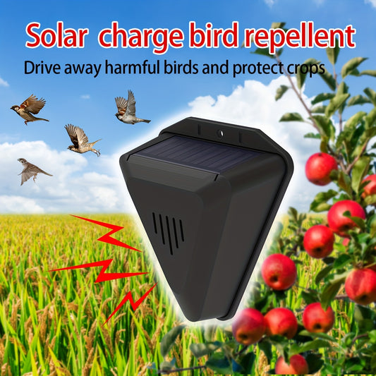 Voćnjak Fish Pond Rice Paddy Solarna energija Bird Repeller Alarm Zvuk i svjetlo