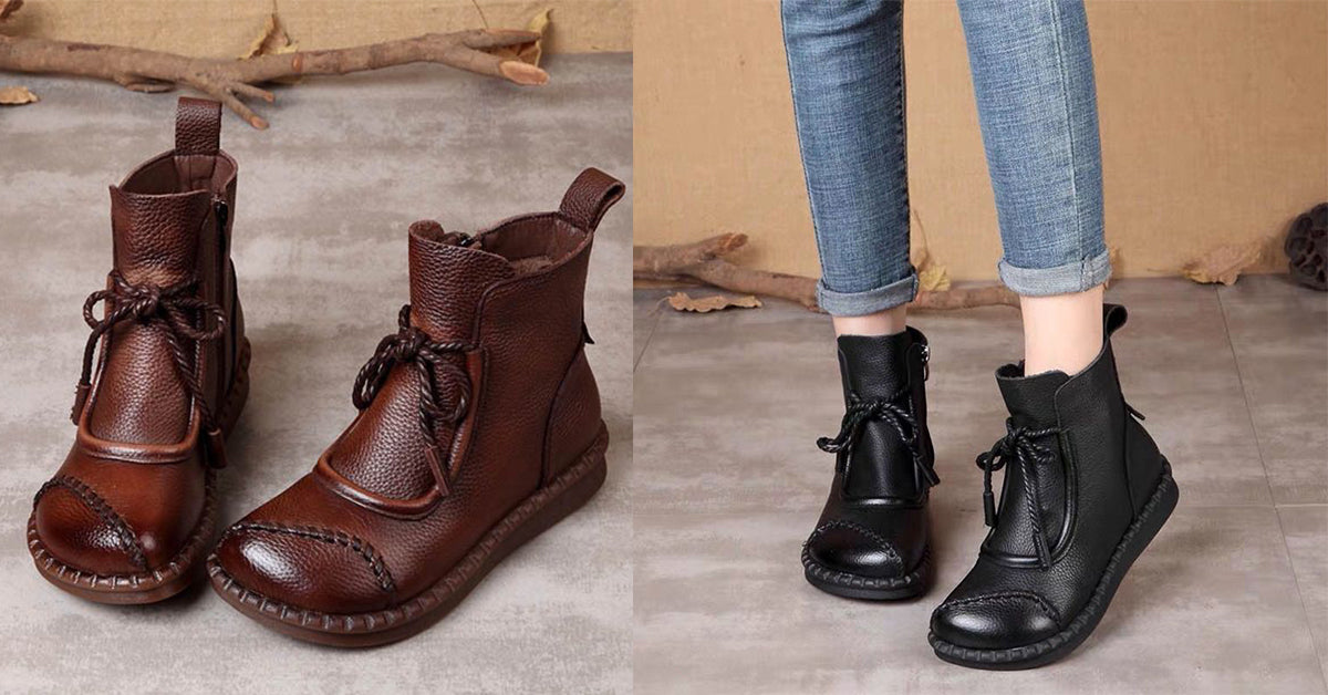 ✨🔥【35-40】43%off-👢2024 Ženske retro cipele od meke kože za ranu jesen  3775785